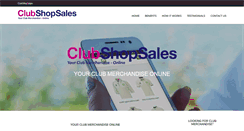 Desktop Screenshot of clubshopsales.com